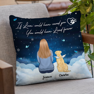 Your Spirit Is Always With Me - Memorial Personalized Custom Pillow - Christmas Gift, Sympathy Gift For Pet Owners, Pet Lovers