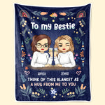 We Are Best Friends - Bestie Personalized Custom Blanket - Christmas Gift For Best Friends, BFF, Sisters