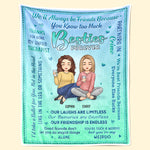 Custom Name Best Friend Gifts for Women - Personalized Blanket