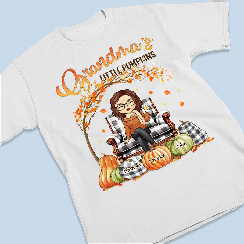 The Perfect Grandma - Family Personalized Custom Unisex T-shirt, Hoodie, Sweatshirt - Autumn Fall Gift For Grandma