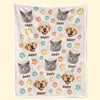 Custom Photo Our Pets Are Our Family - Dog & Cat Personalized Custom 3D Inflated Effect Printed Blanket - Gift For Pet Owners, Pet Lovers