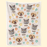 Custom Photo Our Pets Are Our Family - Dog & Cat Personalized Custom 3D Inflated Effect Printed Blanket - Gift For Pet Owners, Pet Lovers