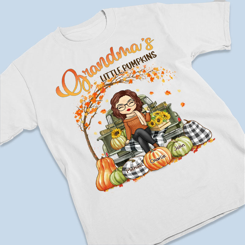 Grandma Knows Everything - Family Personalized Custom Unisex T-shirt, Hoodie, Sweatshirt - Autumn Fall Gift For Grandma