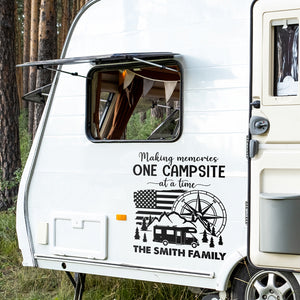 This Is Us Our Life Our Trailer - Camping Personalized Custom RV Decal - Gift For Camping Lovers