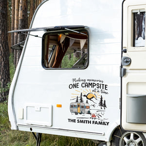 Our Story, Our Life, Our Trailer - Camping Personalized Custom RV Decal - Gift For Camping Lovers