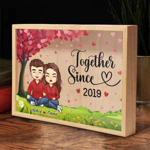 I'm Yours Forever - Couple Personalized Custom Frame Light Box - Gift For Husband Wife, Anniversary