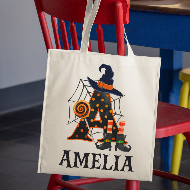 This Is Where The Magic Happens - Family Personalized Custom Tote Bag - Halloween Gift For Kid