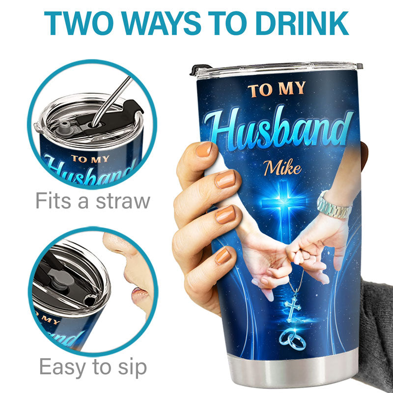 Valentines Day Gifts for Him - Stainless Steel Tumbler 20oz - Funny  Birthday Gift for Husband from Wife & Anniversary Present for Him - Gifts  for Men