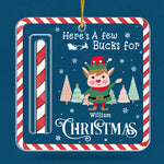 Dear Santa I've Been Good - Family Personalized Custom Ornament, Money Holder - Acrylic Custom Shaped - Christmas Gift For Family Members