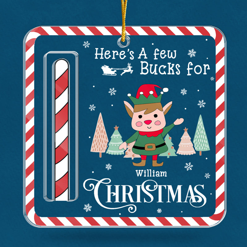 Dear Santa I've Been Good - Family Personalized Custom Ornament, Money Holder - Acrylic Custom Shaped - Christmas Gift For Family Members