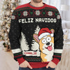 I'm The Naughty Dog - Dog Personalized Custom Ugly Sweatshirt - Unisex Wool Jumper - Christmas Gift For Pet Owners, Pet Lovers