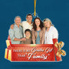 Family Custom Photo The Christmas Spirit Lives Here - Family Personalized Custom Ornament - Acrylic Custom Shaped - Christmas Gift For Family Members