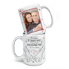 Custom Photo From Our First Kiss Till Our Last Breath - Couple Personalized Custom 3D Inflated Effect Printed Mug - Gift For Husband Wife, Anniversary