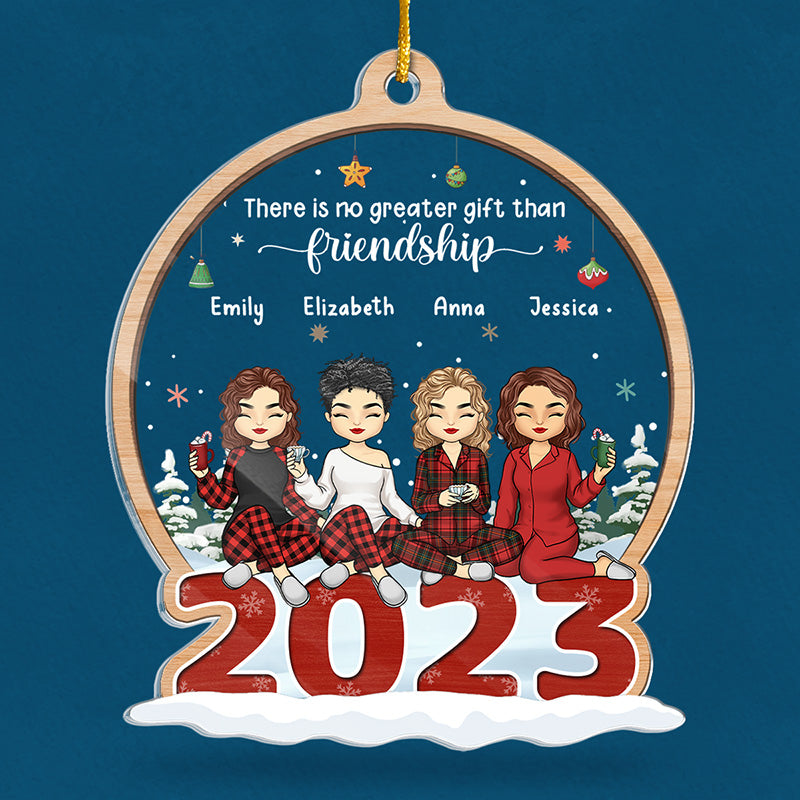 Greatest Gift For This Christmas - Bestie Personalized Custom Ornament - Acrylic Custom Shaped - Christmas Gift For Best Friends, BFF, Sisters