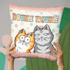 Trouble Makers - Cat Personalized Custom 3D Inflated Effect Printed Pillow - Gift For Pet Owners, Pet Lovers