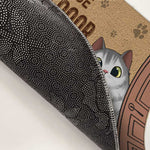 Cats Choose Us We Don't Own Them - Cat Personalized Custom Home Decor Decorative Mat - House Warming Gift For Pet Owners, Pet Lovers