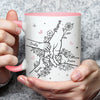 A Mother’s Love Will Never End - Family Personalized Custom Accent Mug - Mother's Day, Gift For Mom, Grandma