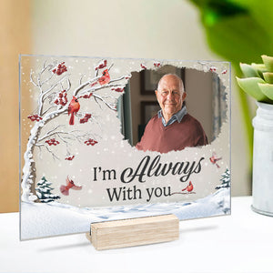 Custom Photo You Are My Forever - Memorial Personalized Custom Acrylic Plaque - Christmas Gift, Sympathy Gift For Family Members