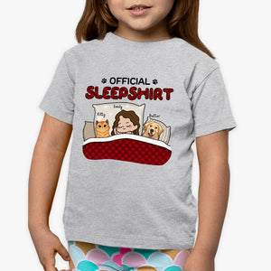 My Adorable Pajama Official Sleepshirt - Dog Personalized Custom Kid T-shirt - Gift For Kid, Pet Owners, Pet Lovers