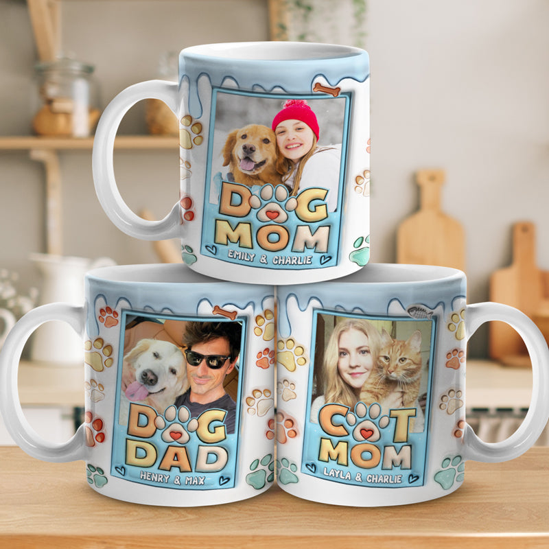 Custom Pet Mug Using Pet Photo Name Custom Dog Mug Dog Coffee Cup  Personalized Pet Mugs Dog Mom Mug Personalized Cat Dad Mug New Dog Mug 