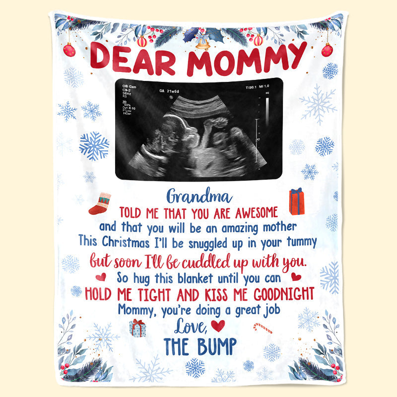 Custom Photo You Will Be An Amazing Mother - Family Personalized Custom Baby Blanket - Baby Shower Gift, First Christmas Gift, Christmas Gift For First Mom