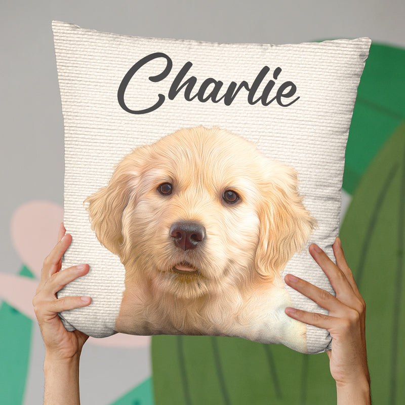 Custom Photo Hug This Pillow Then You Know I'm Here Memorial Personalized  Custom Pillow Sympathy Gift, Gift For Pet Owners, Pet Lovers