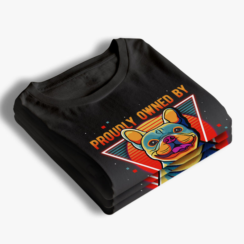 Proudly Owned By Dog Since Pop Art - Dog Personalized Custom Unisex T-shirt, Hoodie, Sweatshirt - Gift For Pet Owners, Pet Lovers