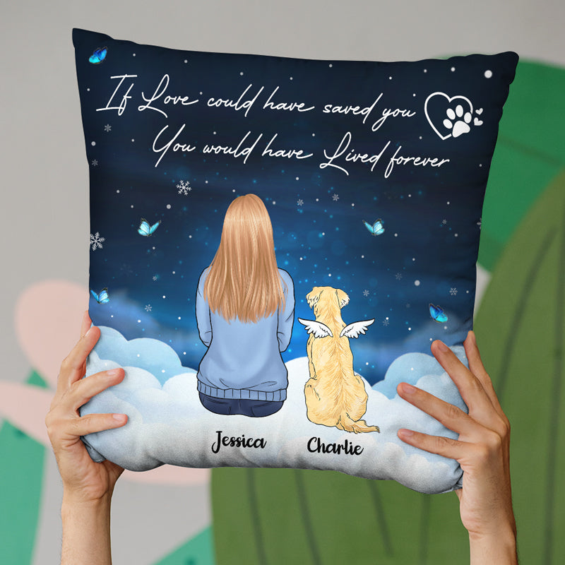 Pawfect House Personalized Pet Memorial Throw Pillow (Insert Included),  Christmas, Birthday Gifts Dog Pillow Pet Memorial, Custom Pillows with