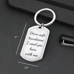 I'm Yours Forever - Couple Personalized Custom Keychain - Gift For Husband Wife, Anniversary