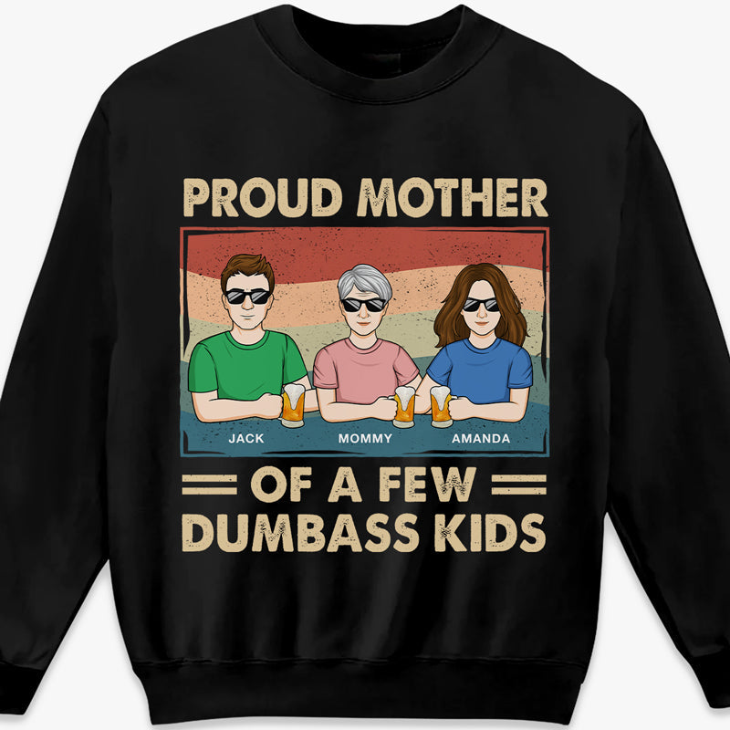 Proud Mother Of A Few Kids - Family Personalized Custom Unisex T-shirt, Hoodie, Sweatshirt - Gift For Mom