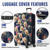 Custom Photo Furry Friends Bring Endless Joy - Dog & Cat Personalized Custom Luggage Cover - Holiday Vacation Gift, Gift For Adventure Travel Lovers, Pet Owners, Pet Lovers
