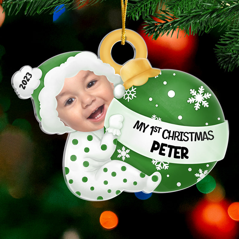 Custom Photo You Are My Perfect Gift This Christmas - Family Personalized Custom Ornament - Acrylic Custom Shaped - Christmas Gift For Baby Kids, Newborn Baby