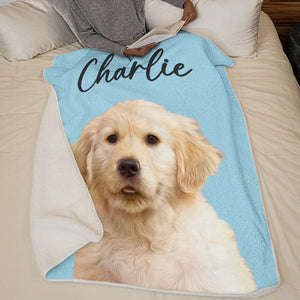 Custom Photo You Are My Sunshine - Dog & Cat Personalized Custom Blanket - Christmas Gift For Pet Owners, Pet Lovers