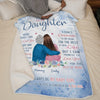 My Baby Girl - Family Personalized Custom Blanket - Birthday Gift From Mom