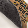 Beware Of Wife Kids Are Shady - Family Personalized Custom Decorative Mat - Gift For Family Members
