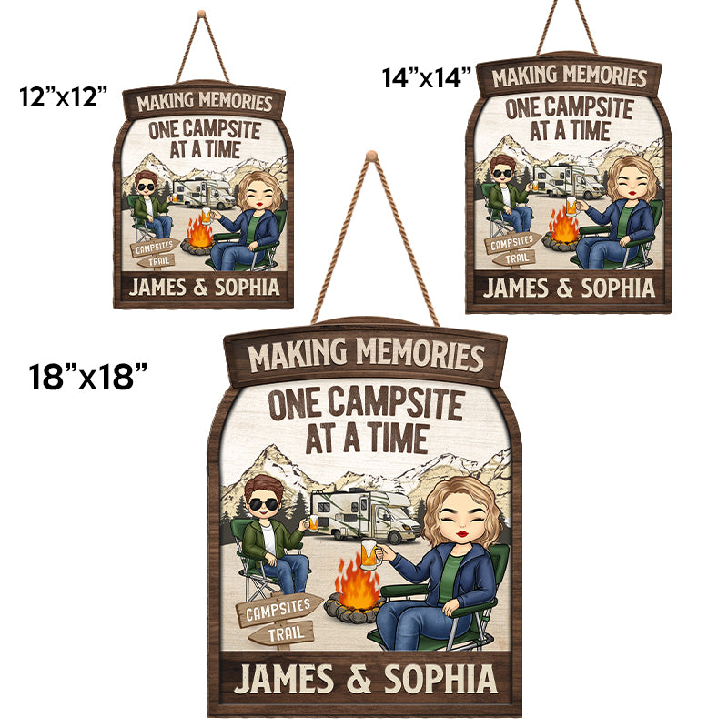 Personalized Couples Wooden Luggage Tags