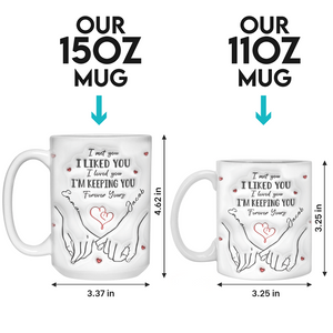 Custom Photo From Our First Kiss Till Our Last Breath - Couple Personalized Custom 3D Inflated Effect Printed Mug - Gift For Husband Wife, Anniversary
