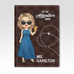 Together We Can Go Anywhere - Travel Personalized Passport Cover, Passport Holder - Gift For Couples, Husband Wife, Travel Lovers