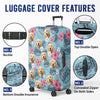 Custom Photo Pets Are Paw-Some Companions - Dog & Cat Personalized Custom Luggage Cover - Holiday Vacation Gift, Gift For Adventure Travel Lovers, Pet Owners, Pet Lovers