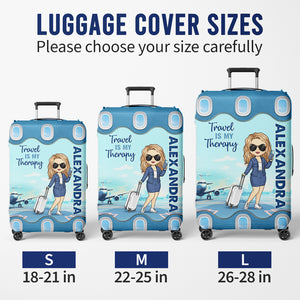 Summer Is Calling And I Must Go - Travel Personalized Custom Luggage Cover - Holiday Vacation Gift, Gift For Adventure Travel Lovers