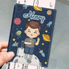 Adventure Is Out There - Travel Personalized Custom Passport Cover, Passport Holder - Holiday Vacation Gift, Gift For Adventure Travel Lovers