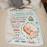Custom Photo New Baby Gifts for Parents - Personalized Blanket