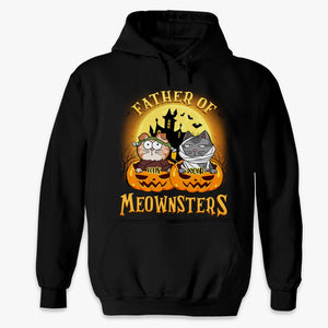 Mother Of Meownsters - Cat Personalized Custom Unisex T-shirt, Hoodie, Sweatshirt - Halloween Gift For Pet Owners, Pet Lovers