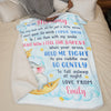 You Are Loved Little One - Family Personalized Custom Blanket - Baby Shower Gift, Christmas Gift For First Mom