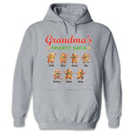 Custom Name Gingerbread Christmas Gifts for Grandma - Personalized Apparel