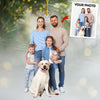 Custom Photo Upload Ornaments Embrace The Joy - Family Personalized Custom Ornament - Acrylic Custom Shaped - Christmas Gift For Family Members