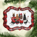 Our Memories Are Countless - Bestie Personalized Custom Ornament - Wood Benelux Shaped - Christmas Gift For Best Friends, BFF, Sisters