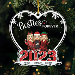 Endless Memories - Bestie Personalized Custom Ornament - Acrylic Custom Shaped - Christmas Gift For Best Friends, BFF, Sisters