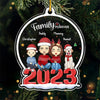 It's The Most Beautiful Time Of The Year - Family Personalized Custom Ornament - Acrylic Custom Shaped - Christmas Gift For Family Members