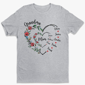 I Love You Forever & Always - Family Personalized Custom Unisex T-shirt, Hoodie, Sweatshirt - Gift For Mom, Grandma